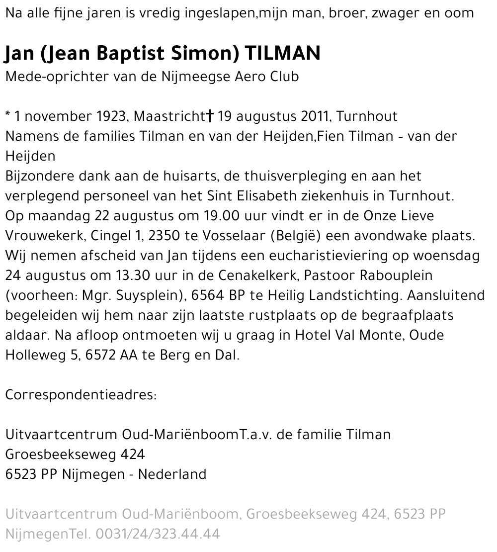Jan Tilman