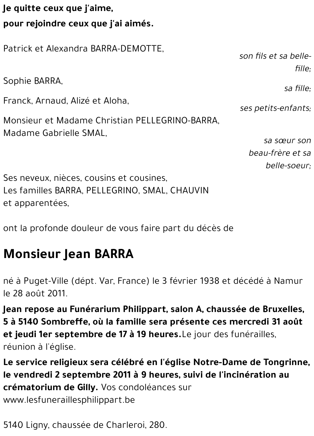 Jean BARRA
