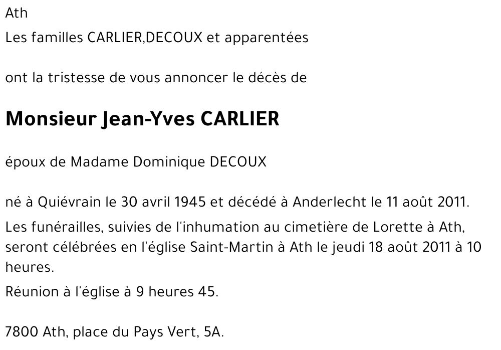 Jean-Yves Carlier