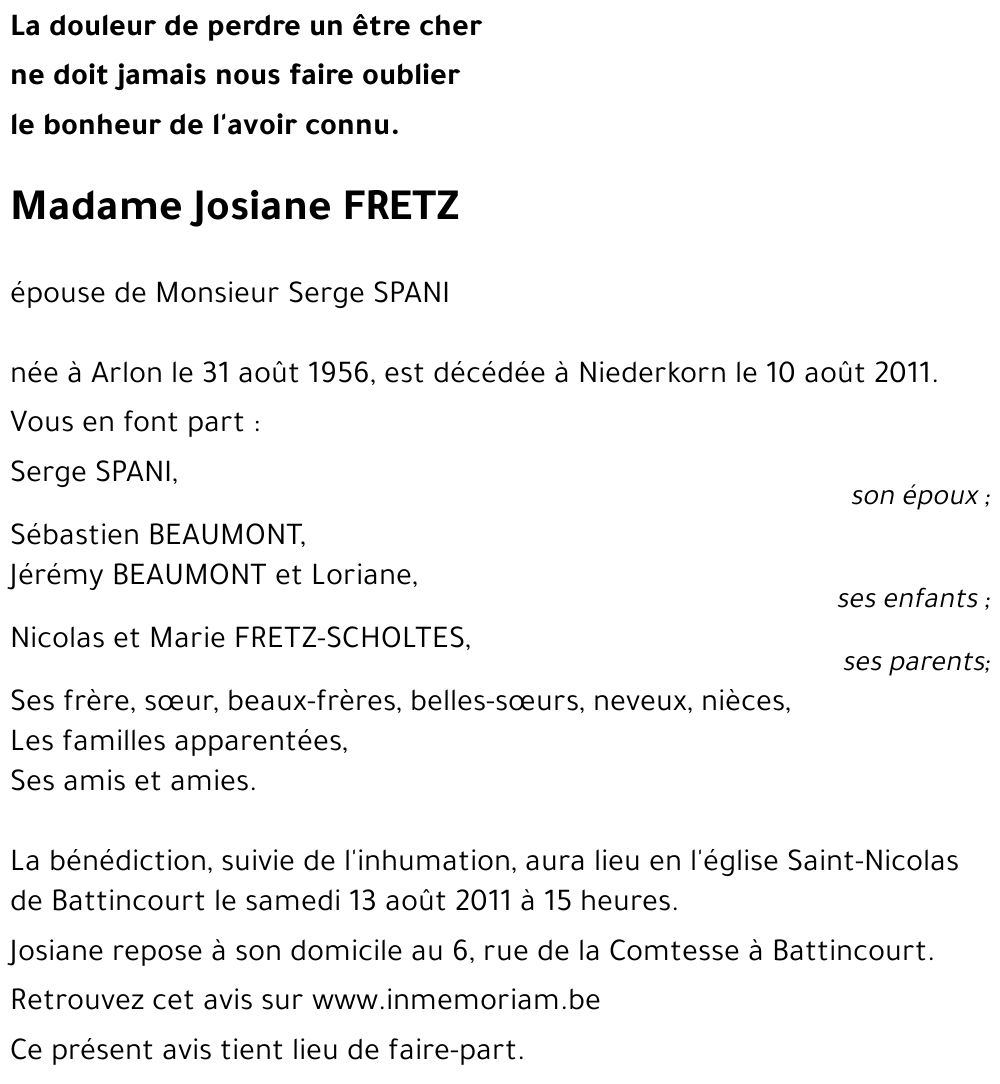Josiane FRETZ