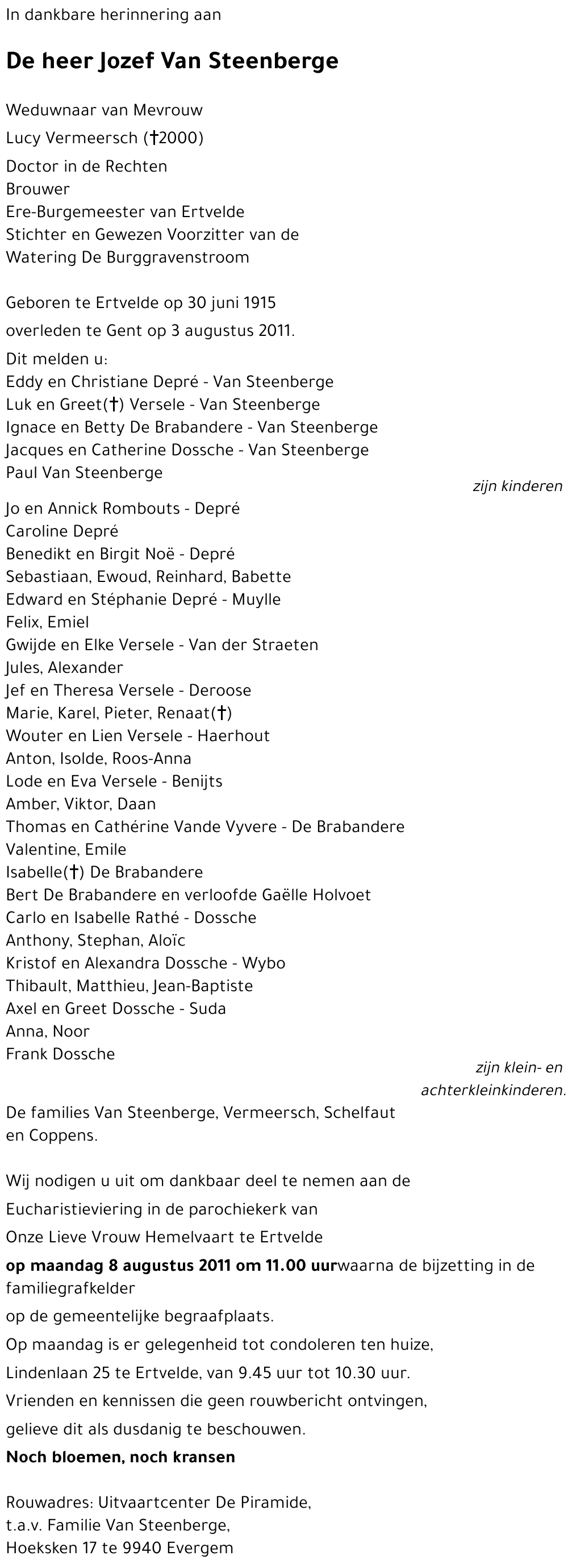 Jozef Van Steenberge