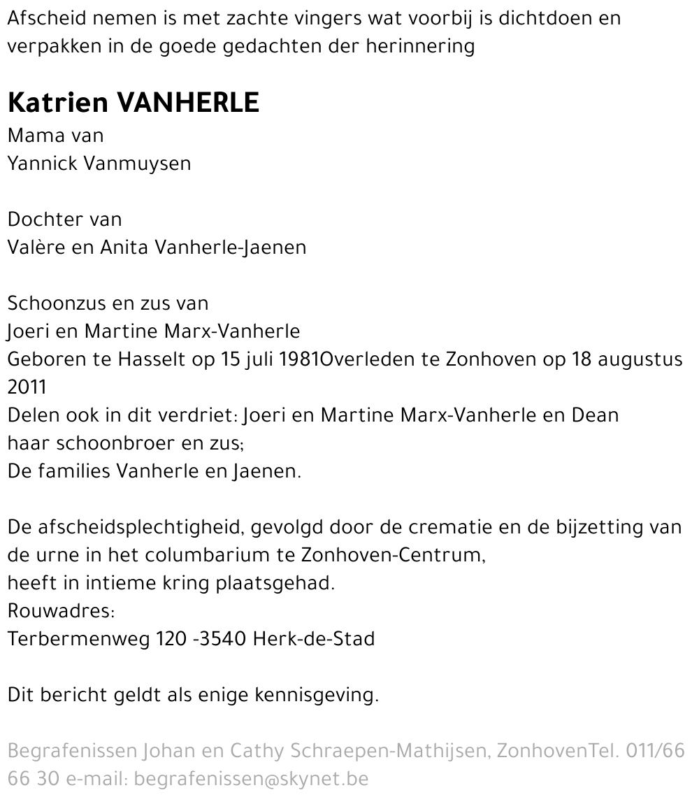 Katrien Vanherle