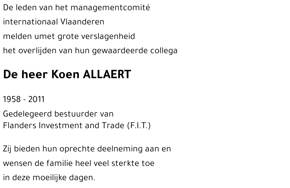 Koen ALLAERT