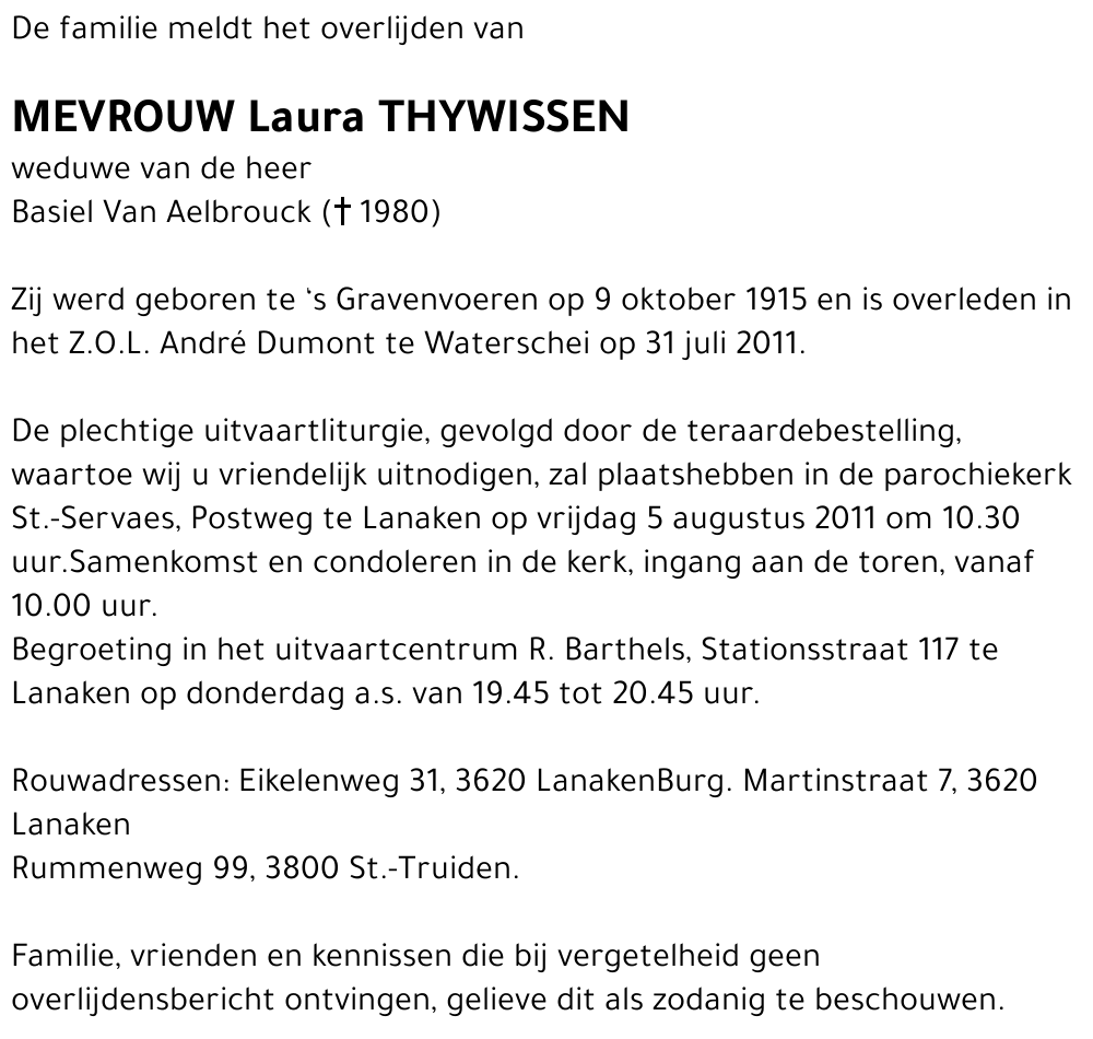Laura Thywissen
