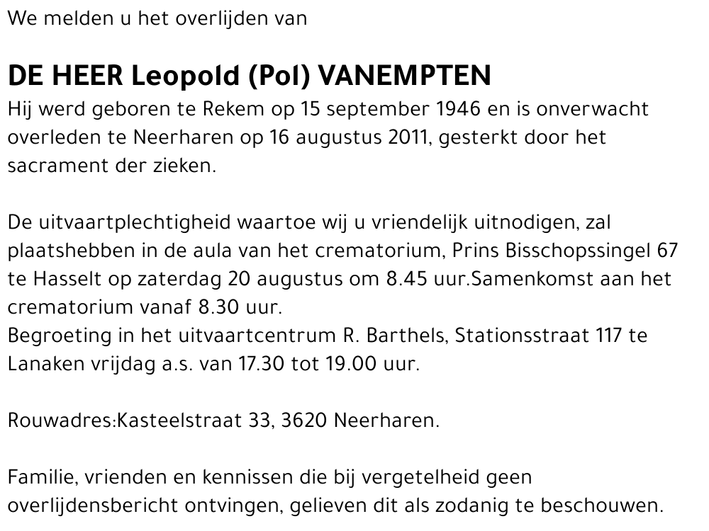 Leopold Vanempten