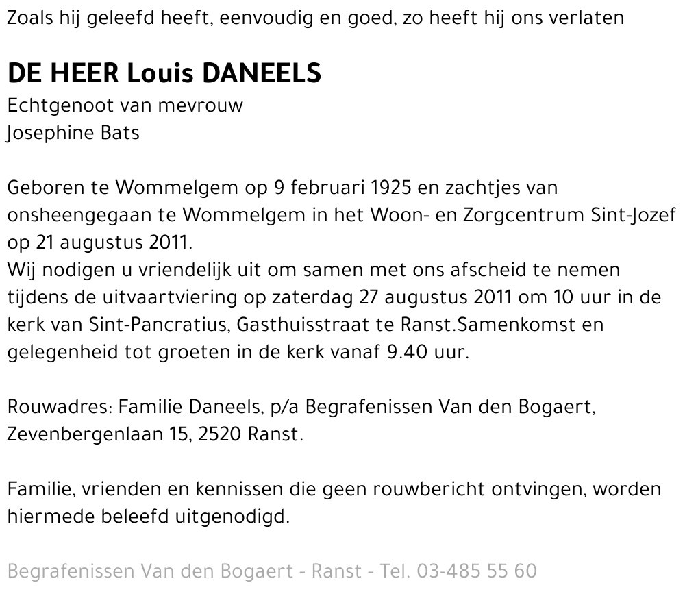 Louis Daneels