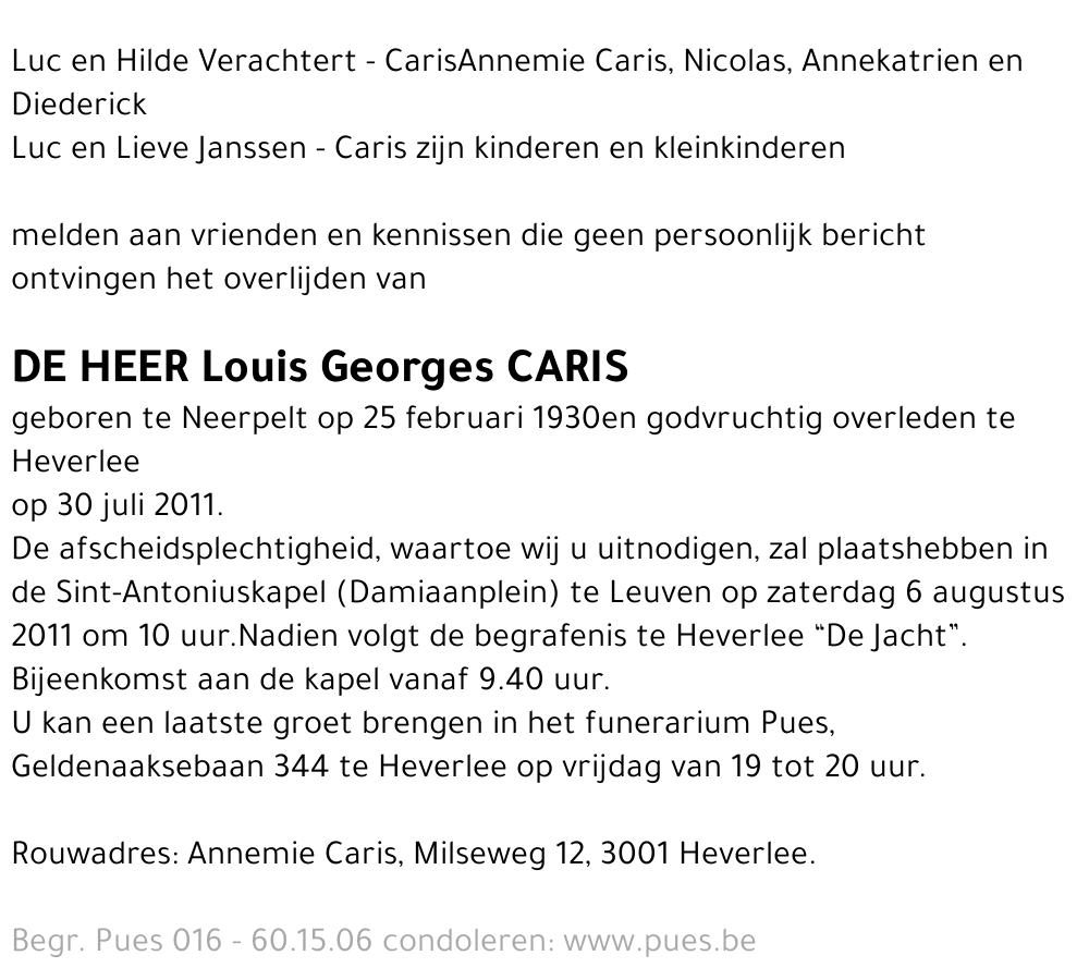 Louis Georges Caris