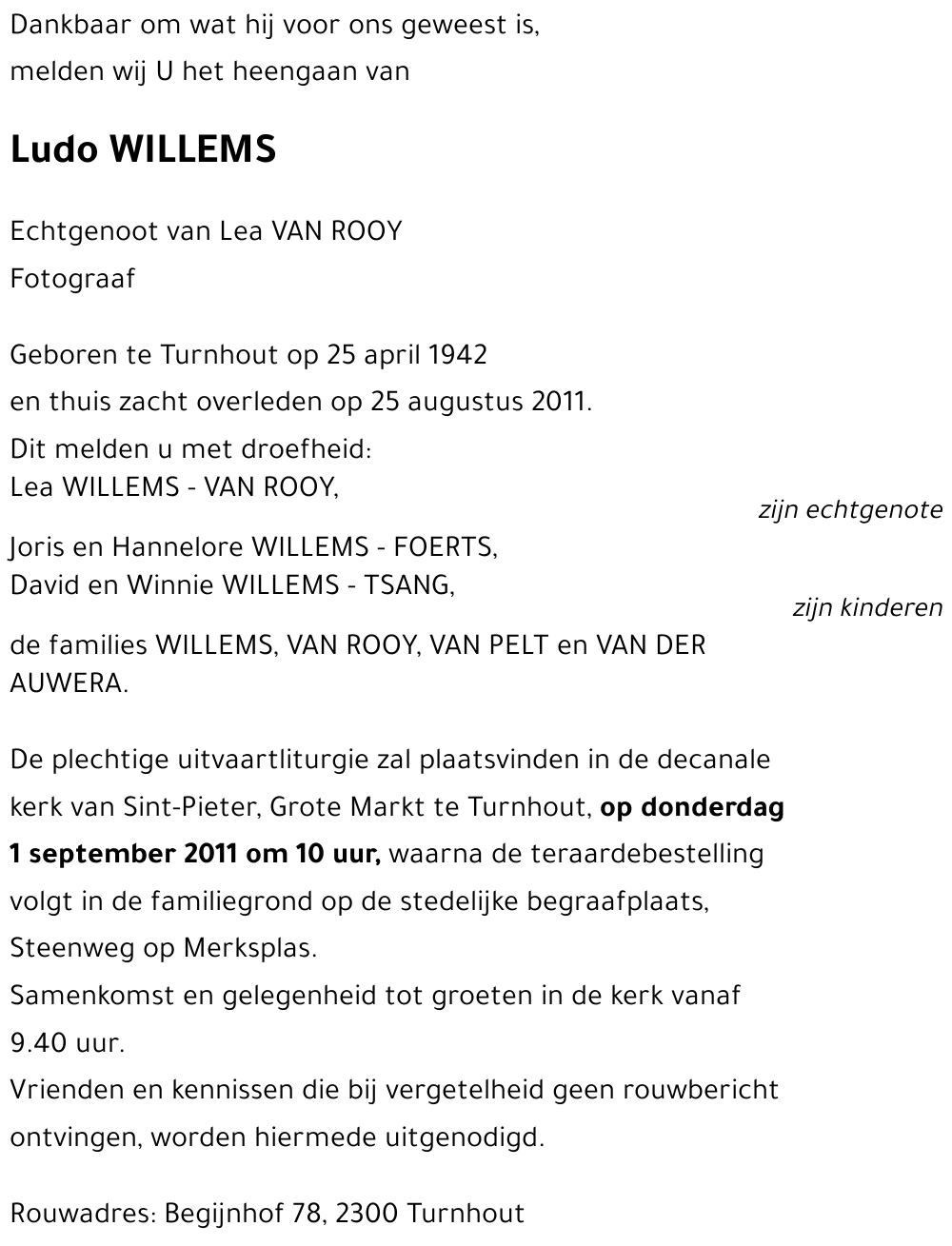 Ludo WILLEMS