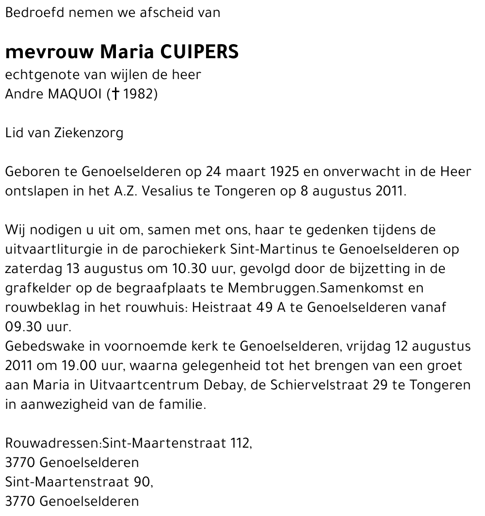 Maria CUIPERS