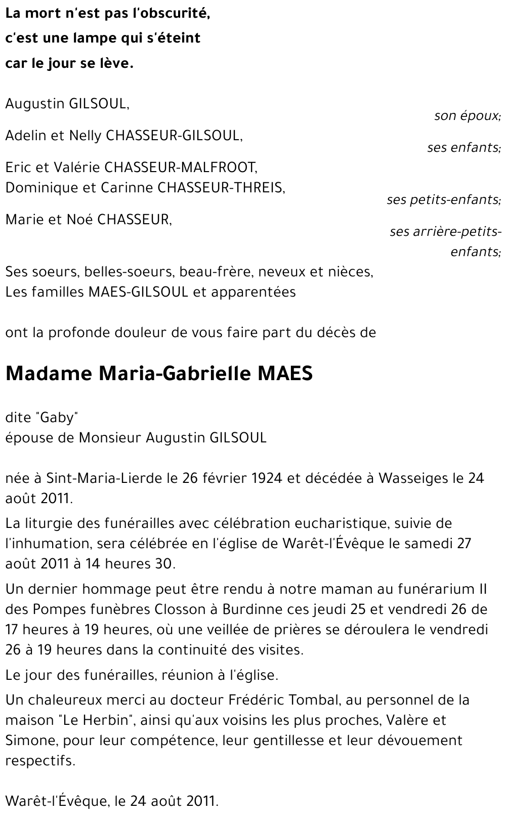 Maria-Gabrielle MAES