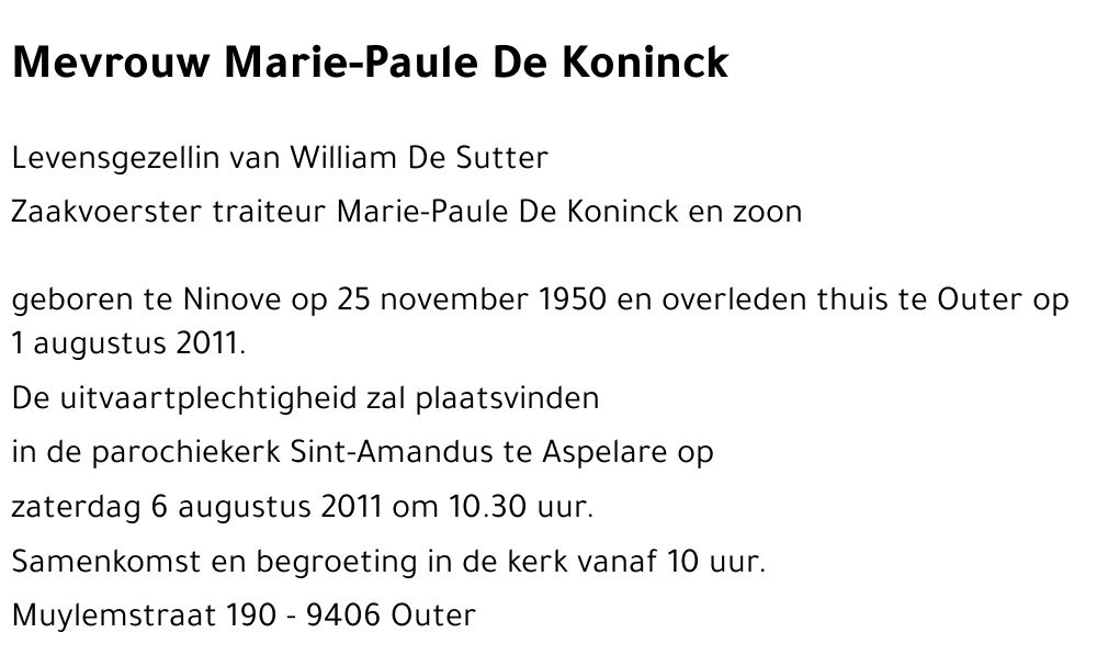 Marie-Paule De Koninck
