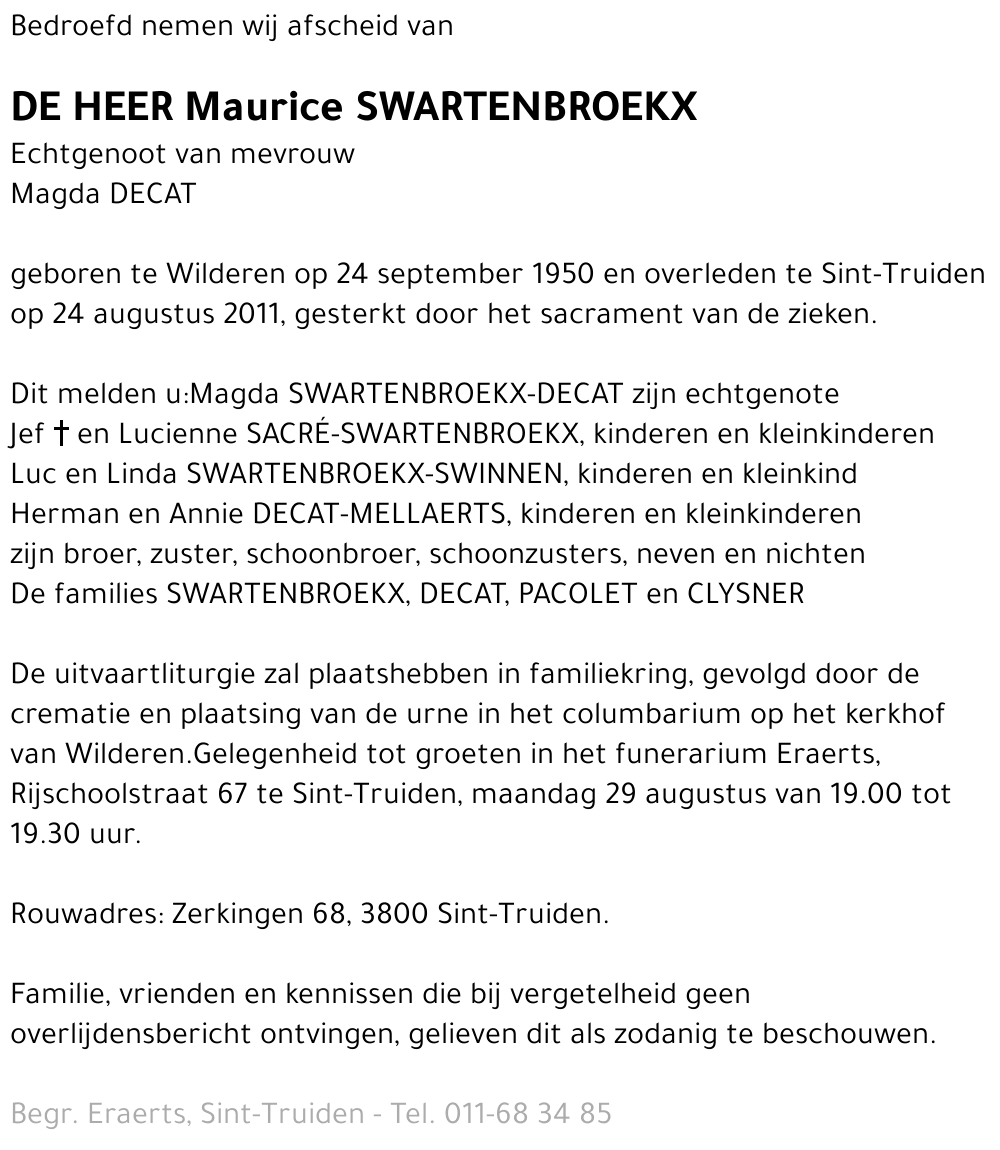 Maurice Swartenbroekx