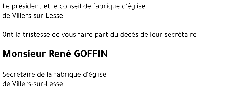 René GOFFIN