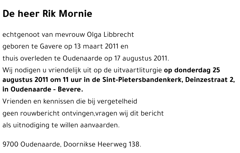 Rik Mornie