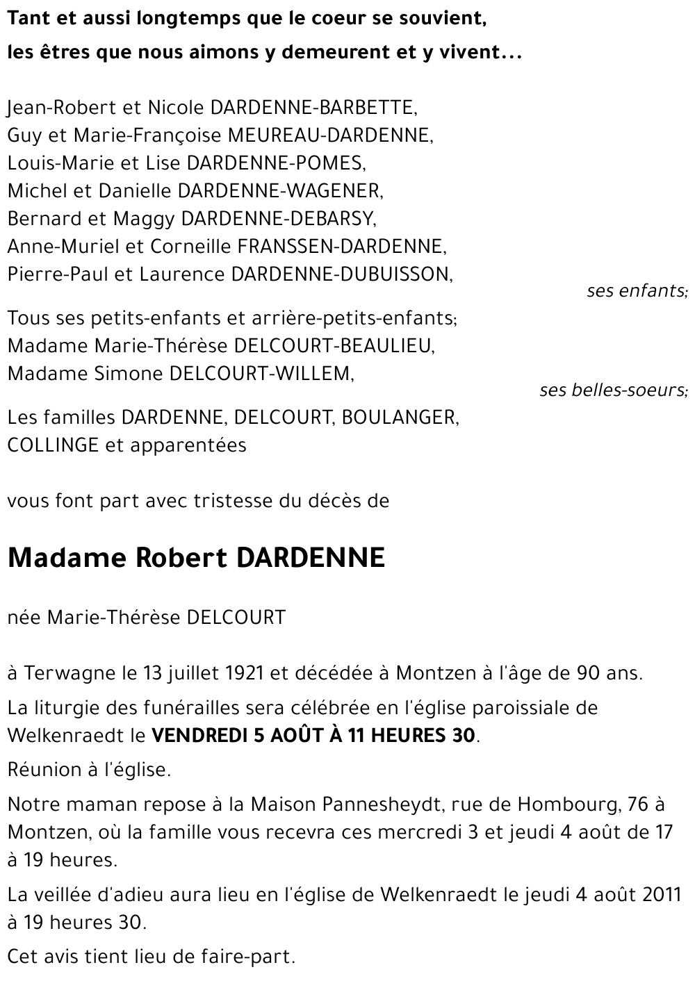 Robert DARDENNE