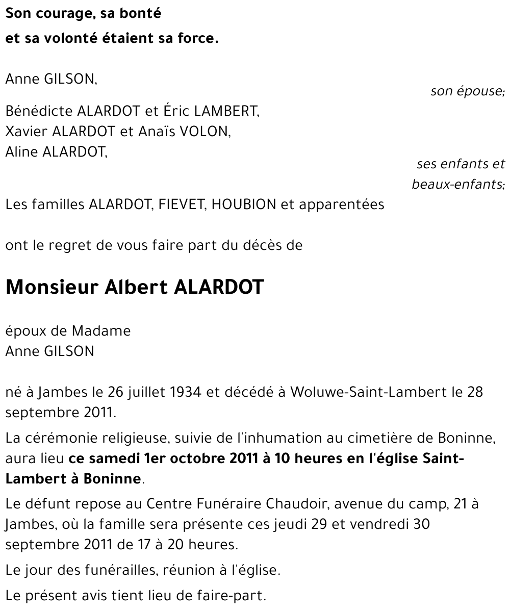 Albert ALARDOT