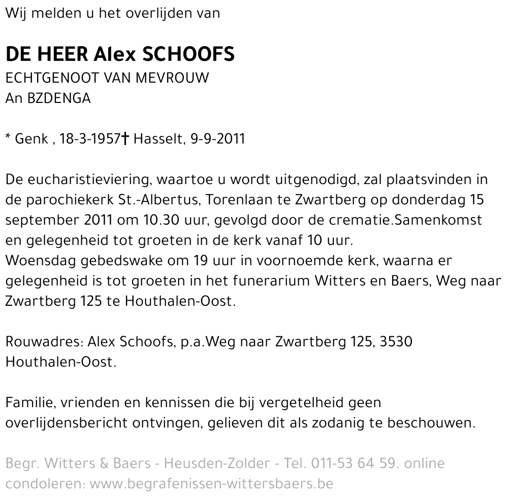 Alex Schoofs