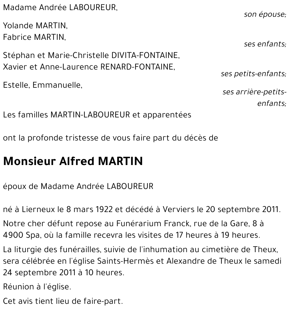 Alfred MARTIN