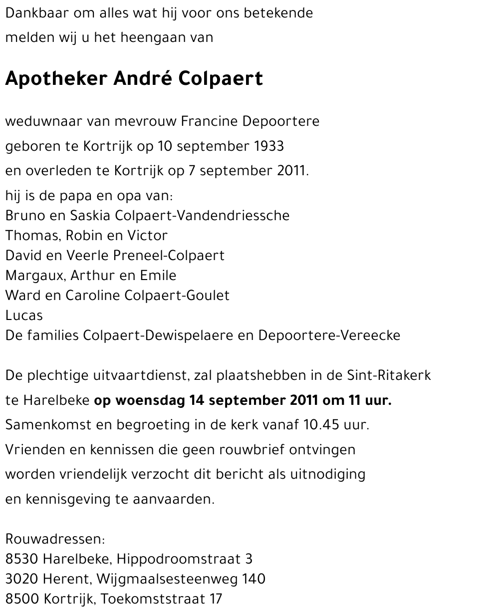 André Colpaert