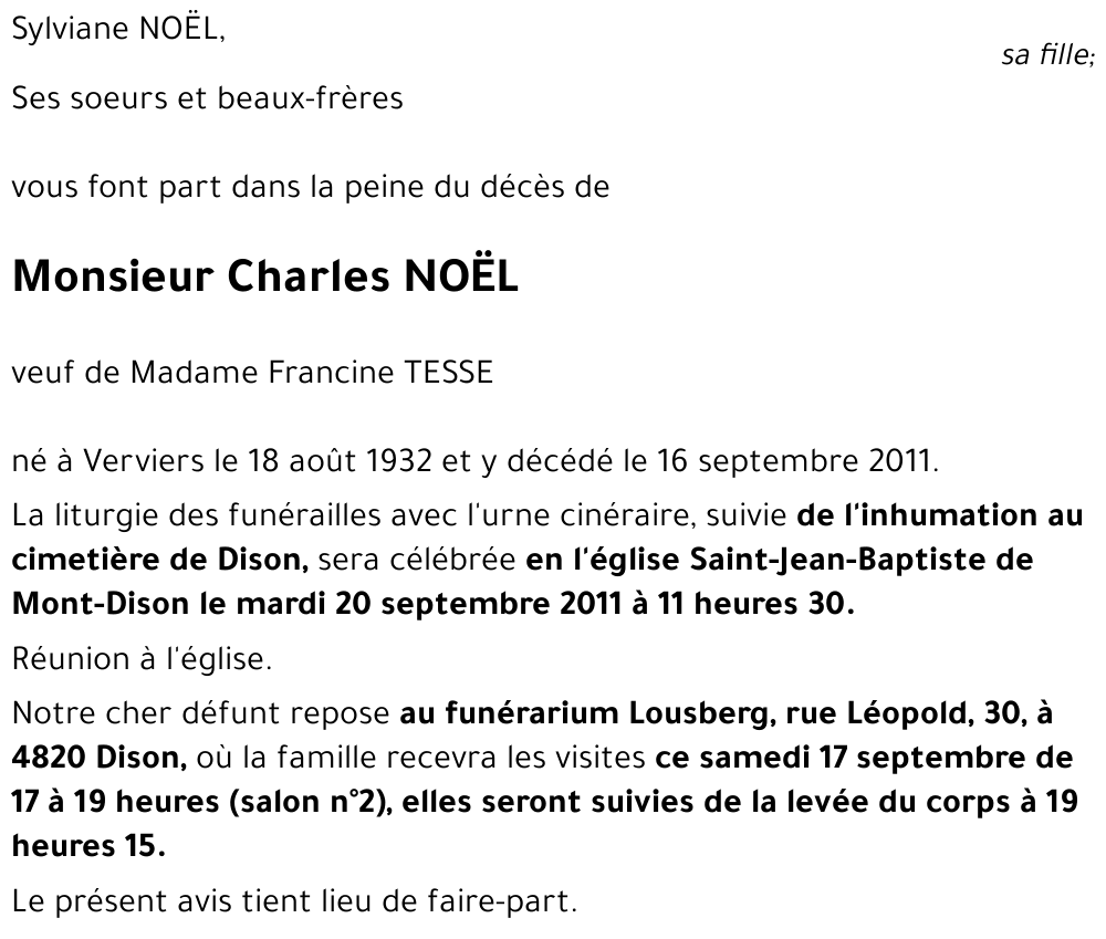 Charles NOËL