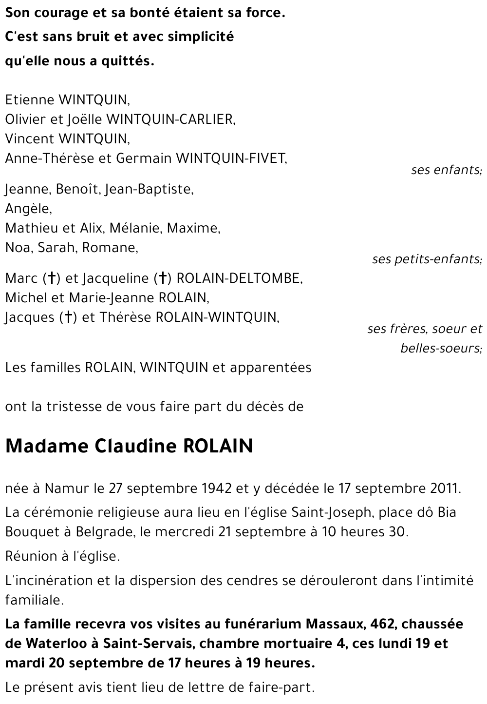 Claudine ROLAIN