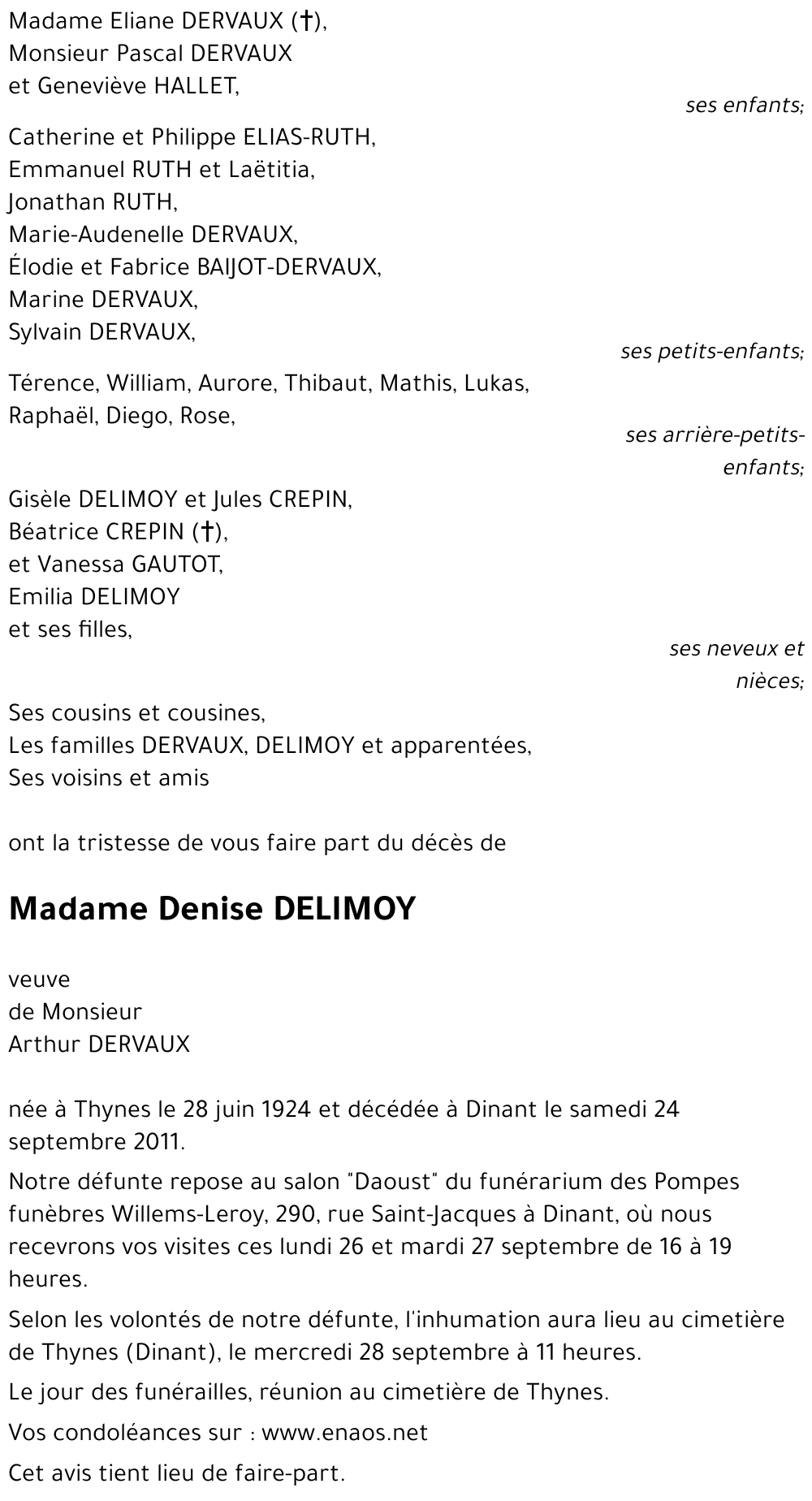 Denise DELIMOY