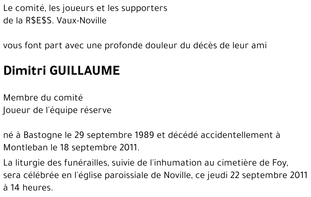 Dimitri GUILLAUME