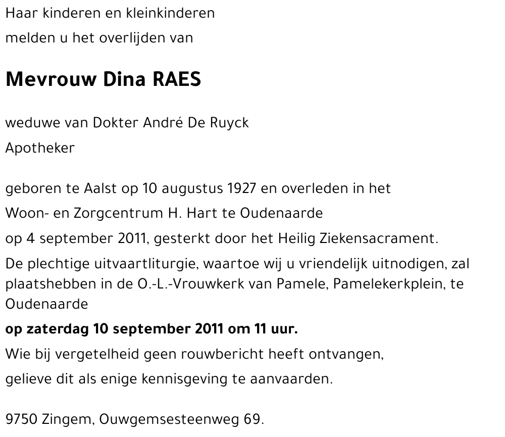 Dina RAES
