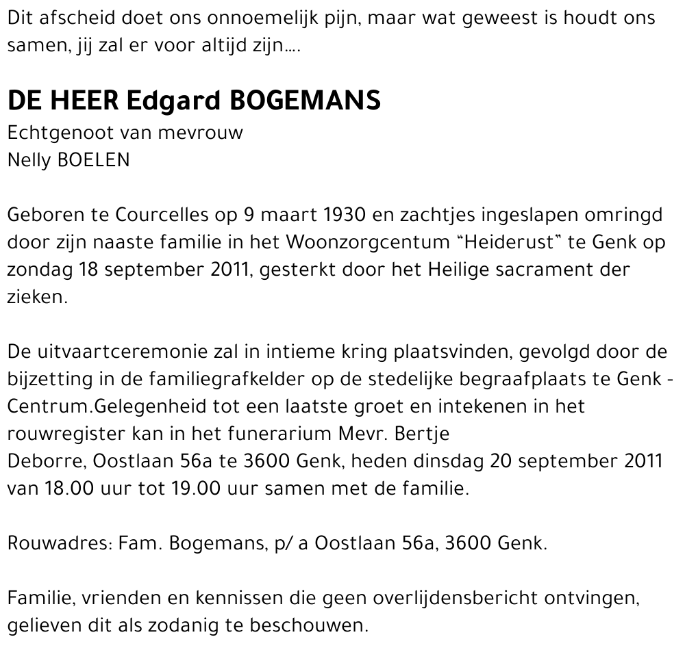 Edgard BOGEMANS