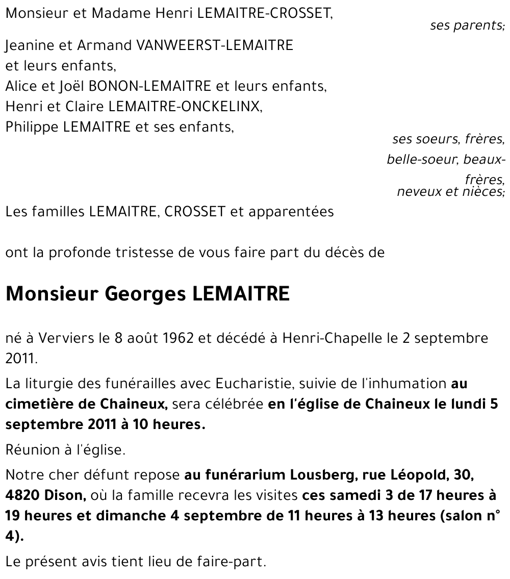 Georges LEMAITRE