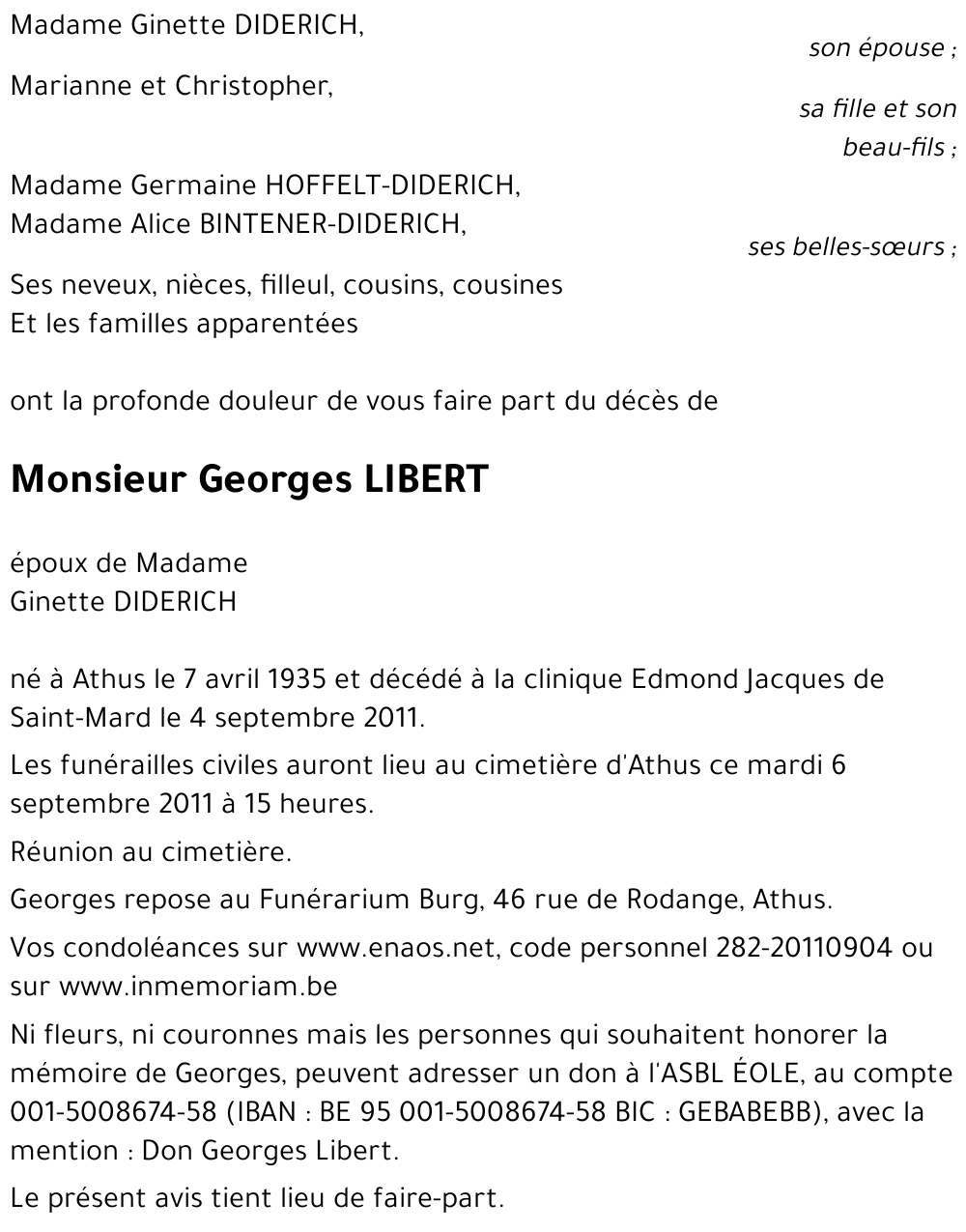 Georges LIBERT
