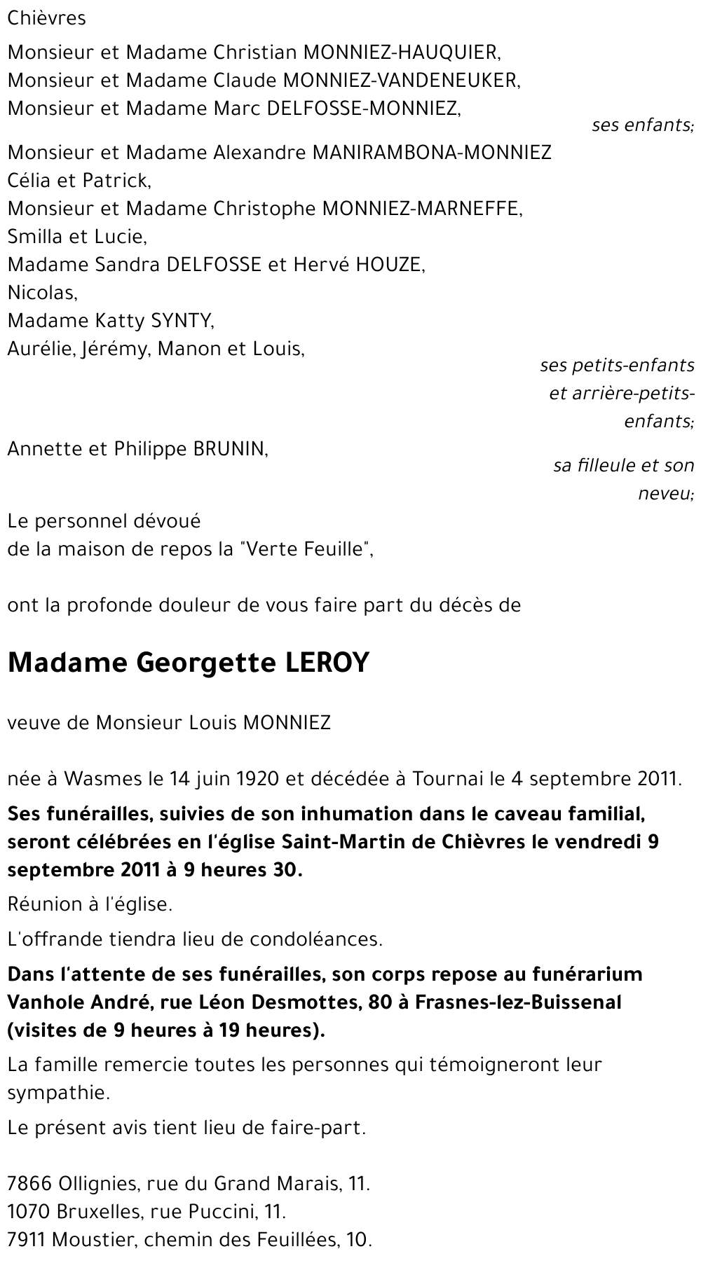 Georgette LEROY