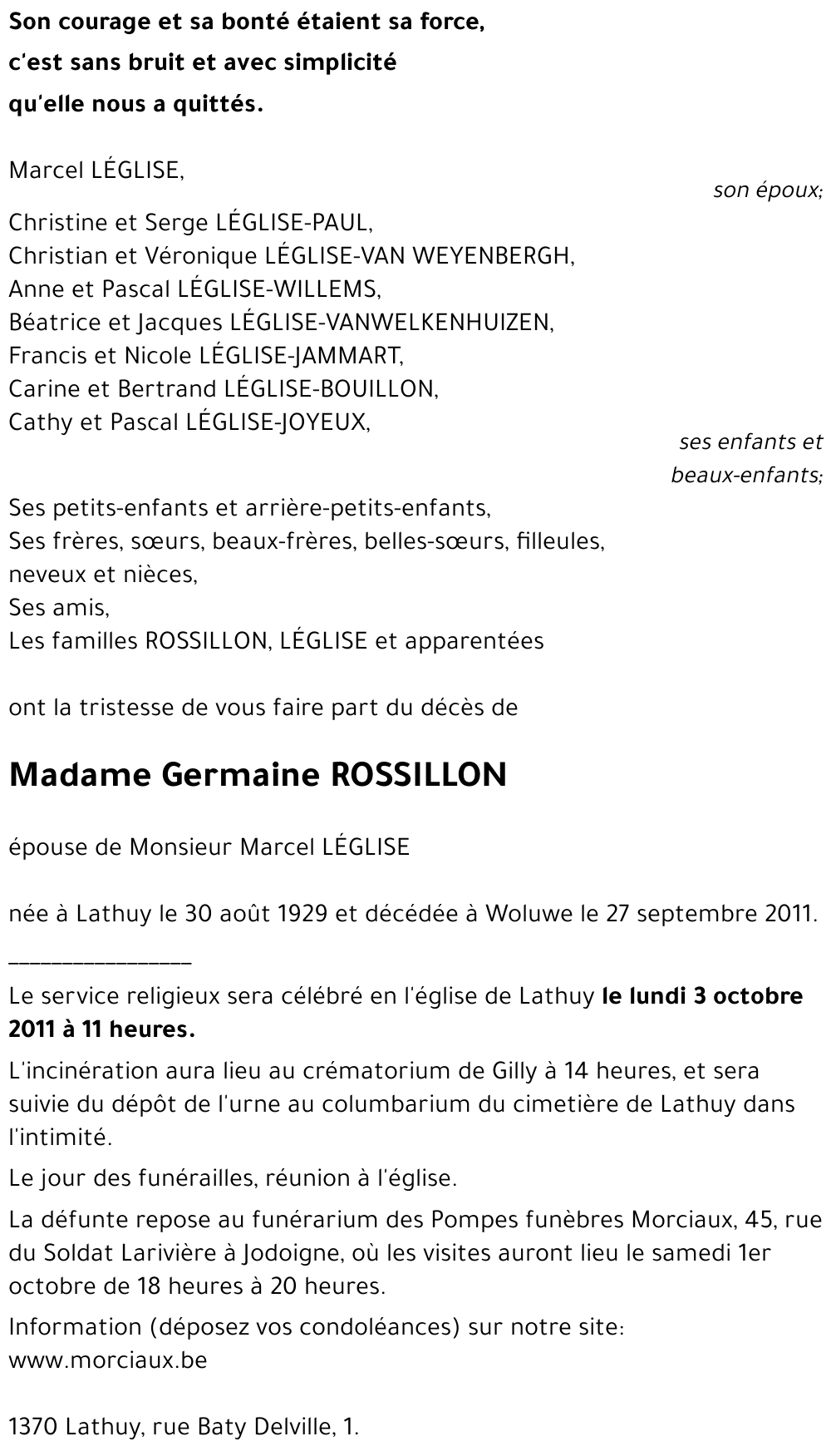 Germaine ROSSILLON