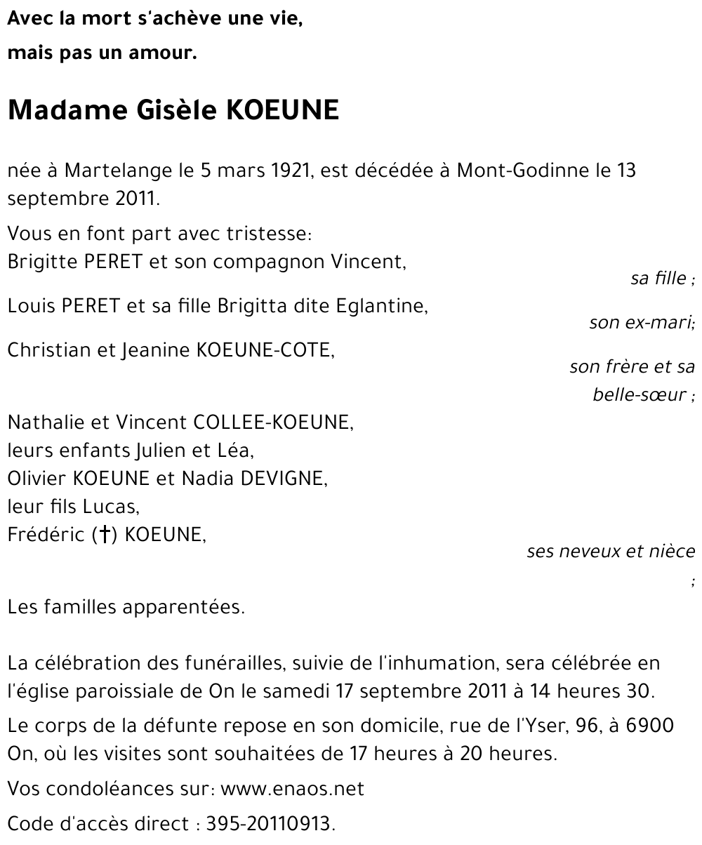 Gisèle KOEUNE