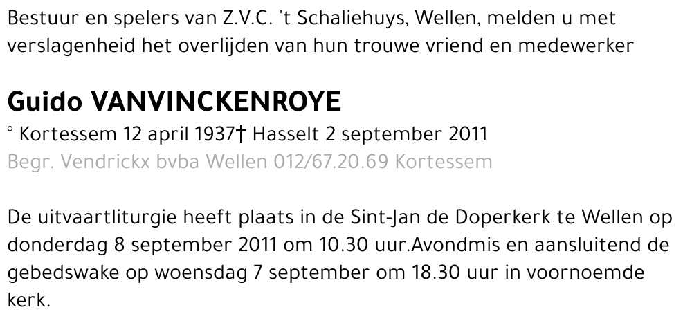Guido Vanvinckenroye