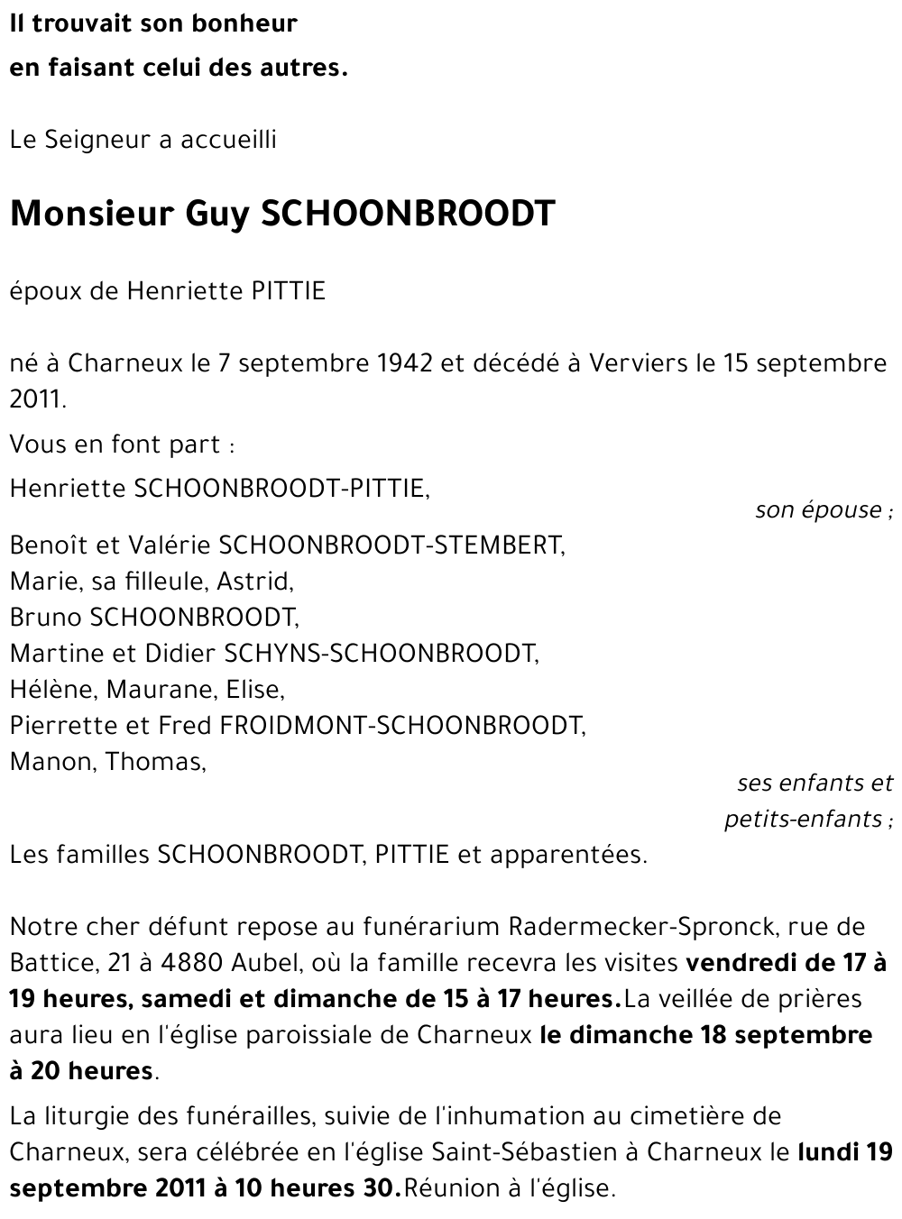 Guy SCHOONBROODT