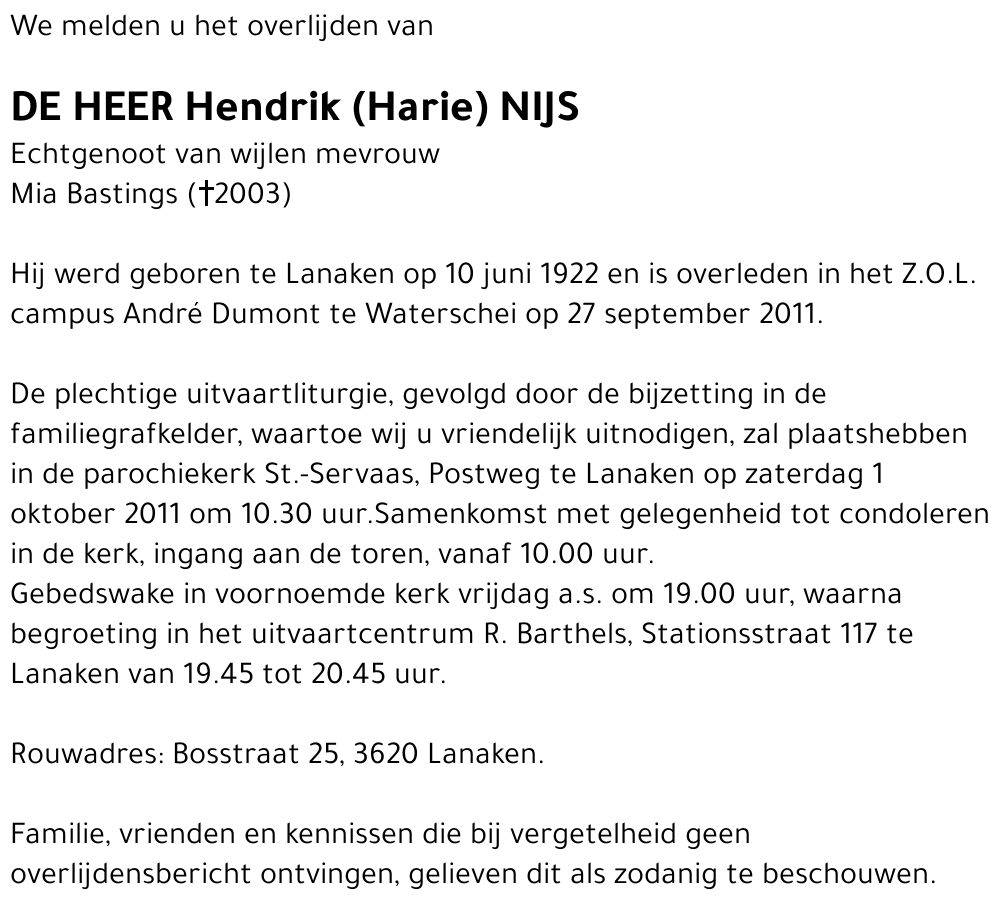 Hendrik Nijs