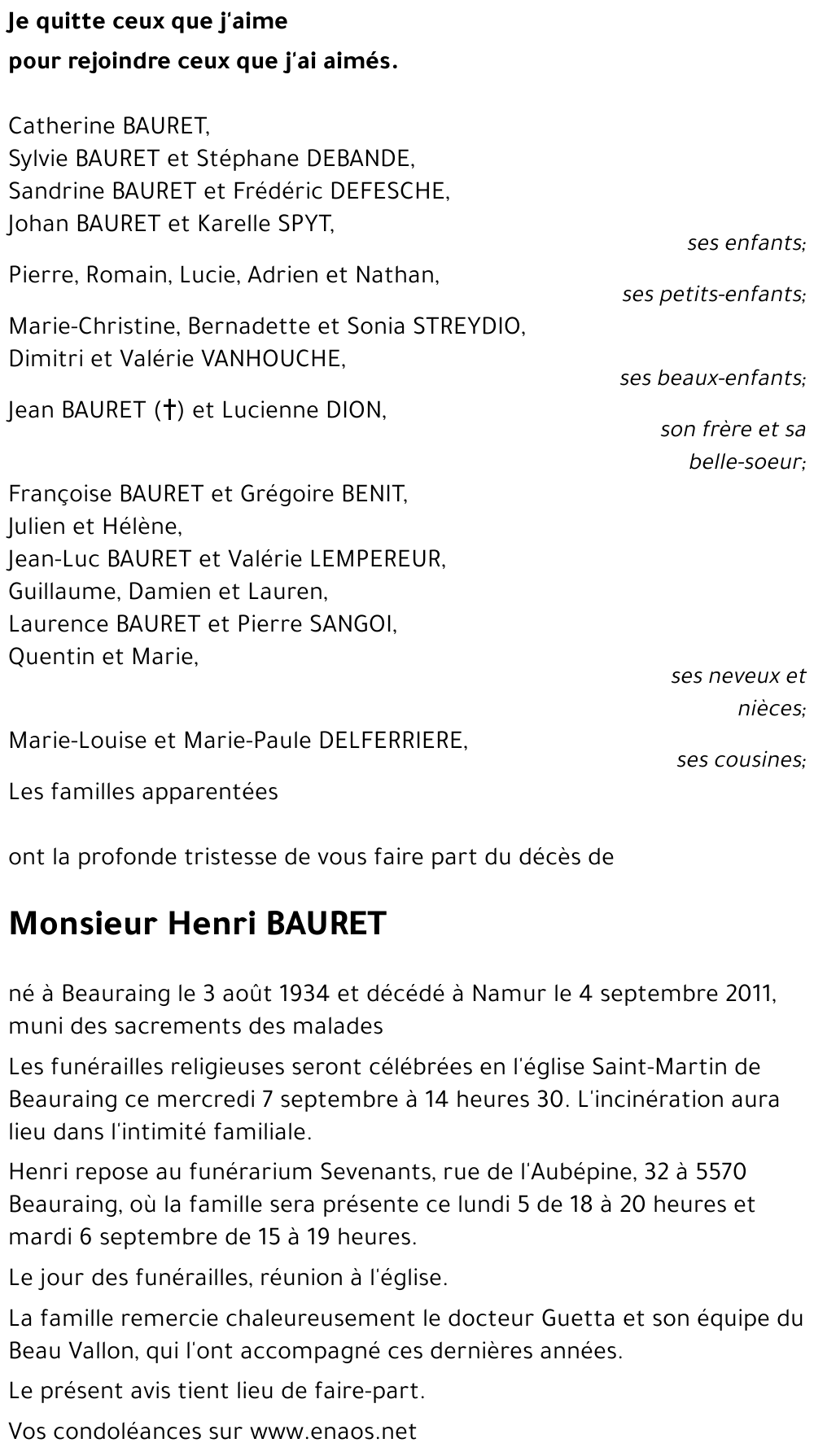 Henri BAURET