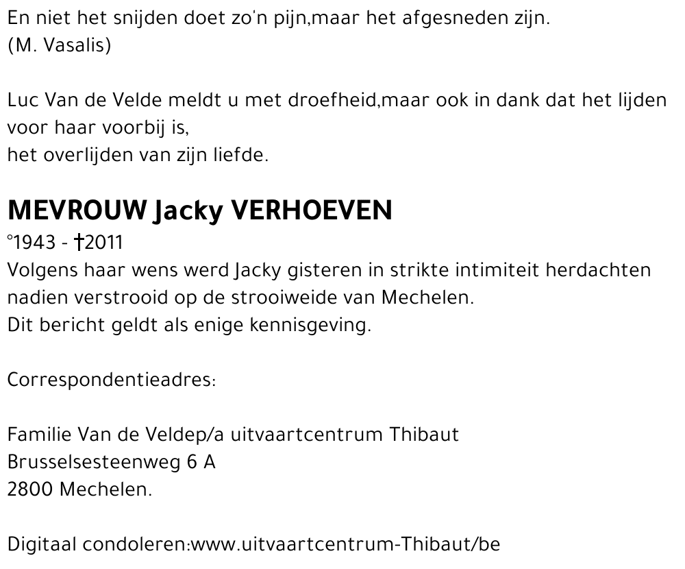 Jacky VERHOEVEN