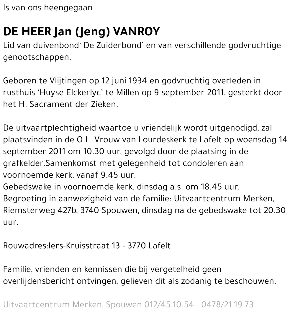 Jan (Jeng) Vanroy