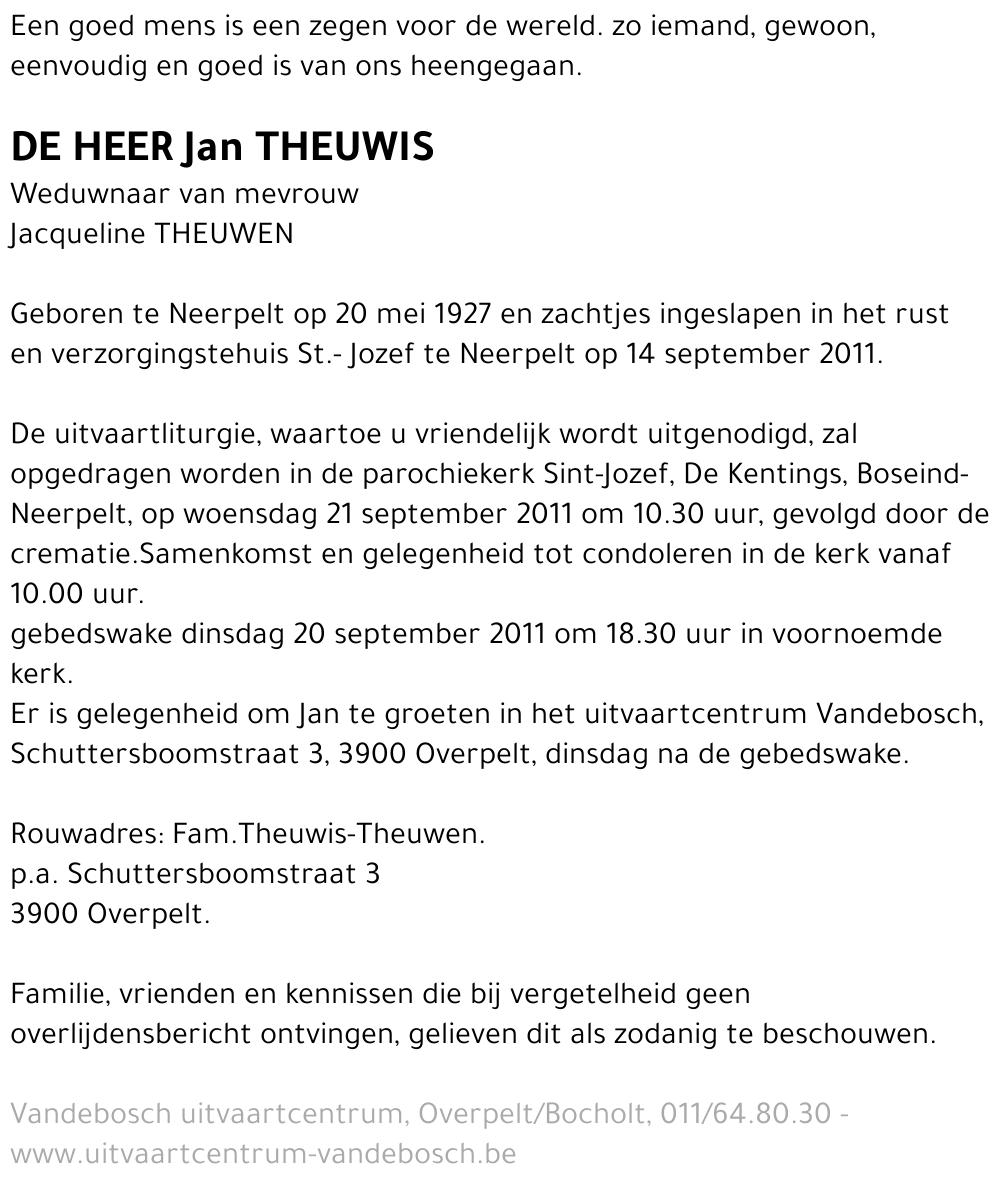 Jan THEUWIS