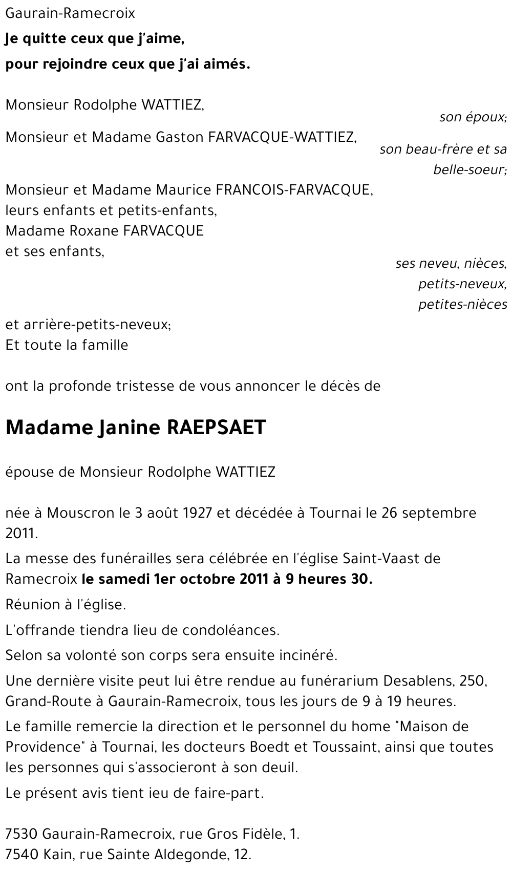 Janine RAEPSAET