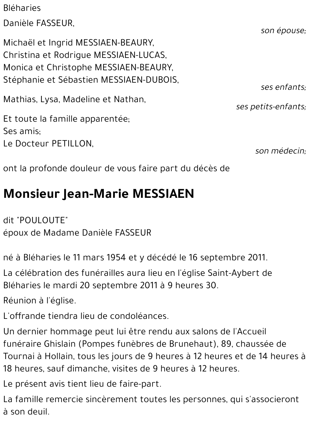Jean-Marie MESSIAEN