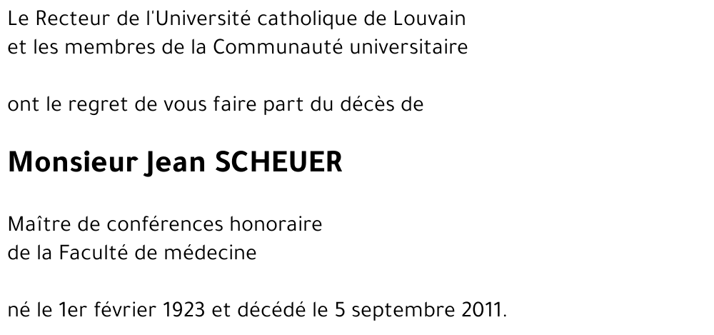 Jean SCHEUER