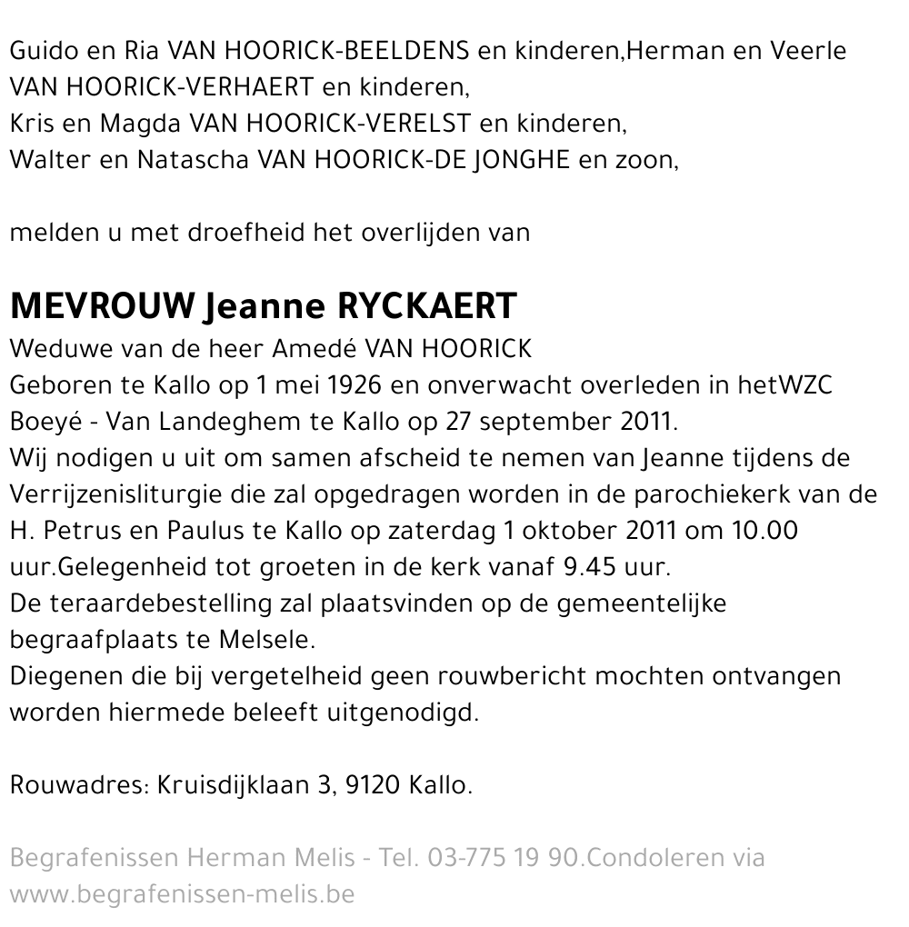 Jeanne Ryckaert