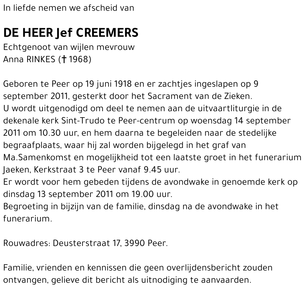 Jef Creemers