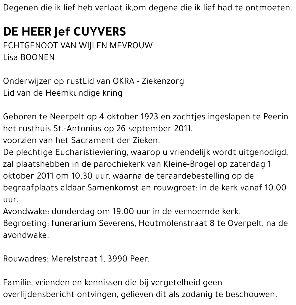 Jef Cuyvers
