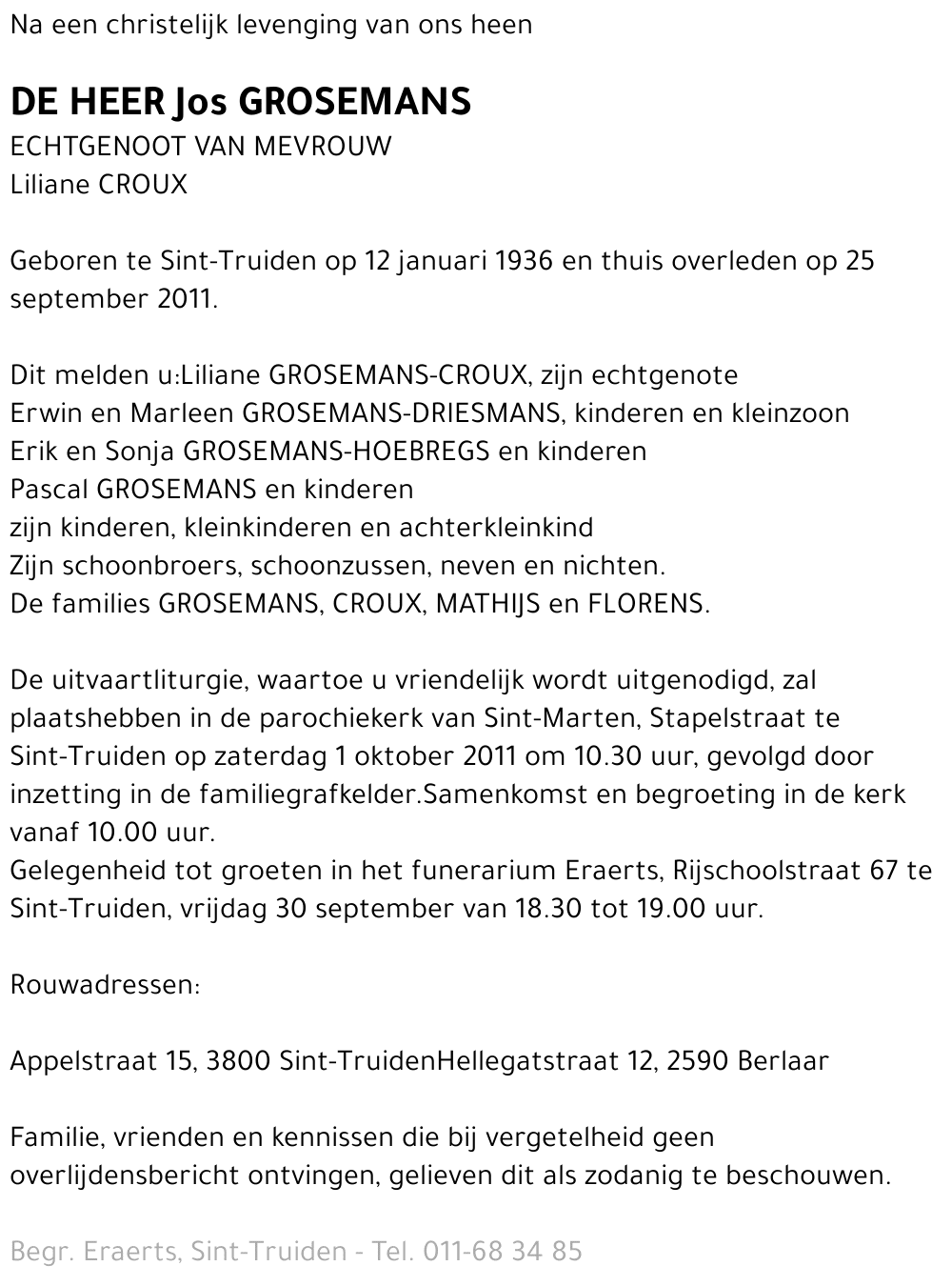 Jos Grosemans