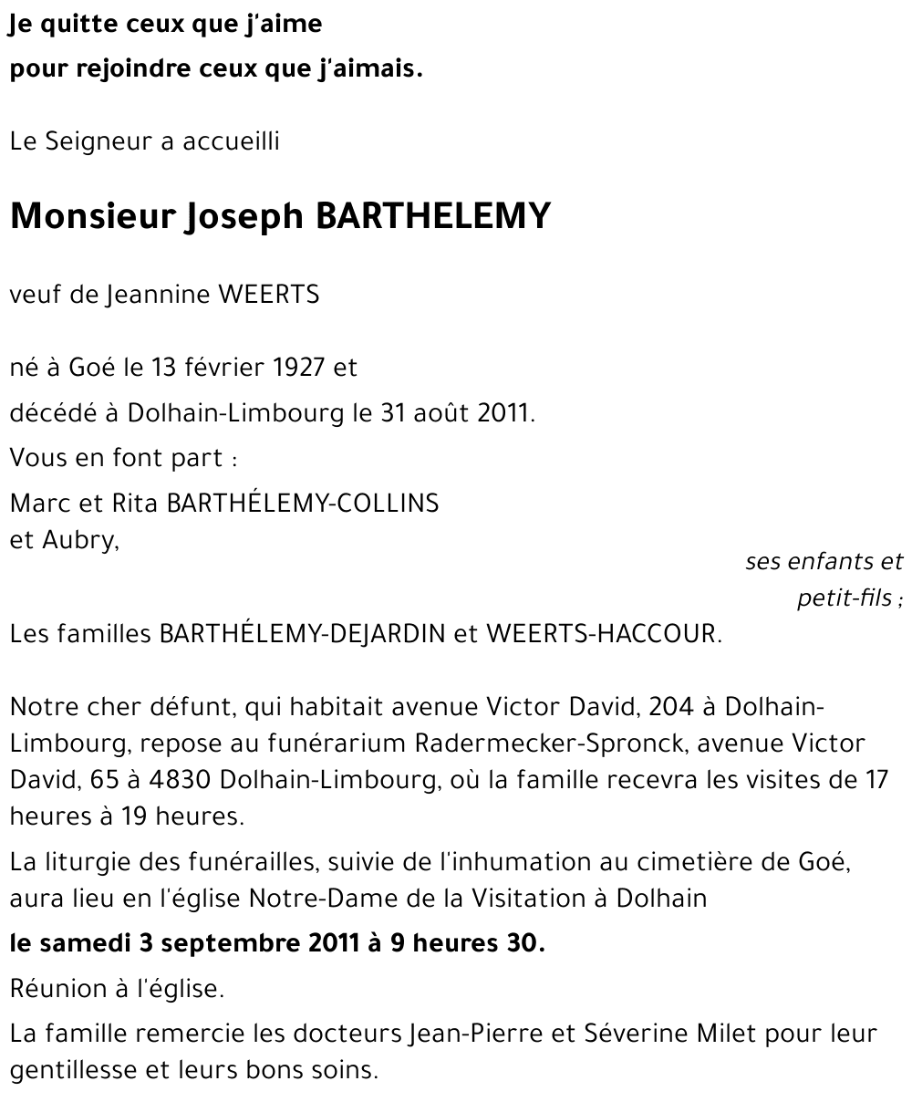 Joseph BARTHELEMY