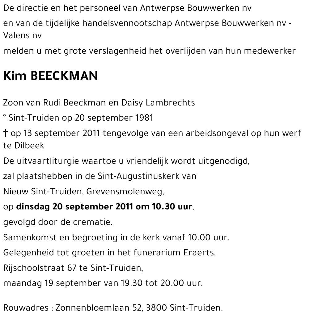 Kim BEECKMAN